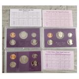 1986-1987-1990 United States Proof Sets