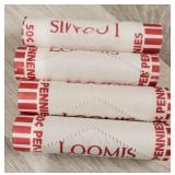 (4) Rolls of Sealed Lincoln Pennies