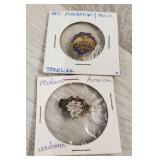 (2) MCM  Sterling & G.F. Pin / Brooches