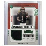 2021 JaMarr Chase Patch Rookie Card
