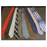 (10) Name Brand Silk Neckties
