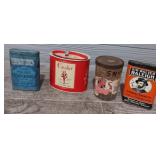 Variety of Vintage Tobacco Tins