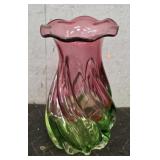 Colored Glass Vase
