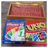 Dominoes Phase 10 & UNO Games