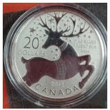 2012 Silver Canadian $20 Coin