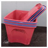 (5) Totes & Lids #2
