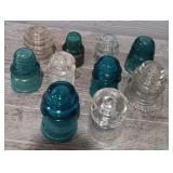(10) Vintage Electric Insulators