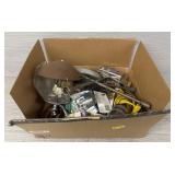 Box Of Misc Tools & Parts