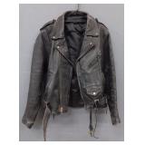 Vintage Leather Motorcycle Jacket