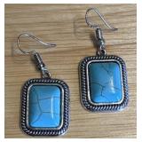Navajo Turquoise Style Earrings