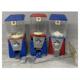 (3) Candy Dispensing Machines