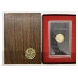 Rare 1972-S Rainbow Toned Eisenhower Silver $1