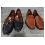 (2) Pairs of Men's Leather Shoes