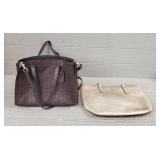 (2) Coach Purses Brown & Gold