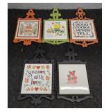 (5) Decorative Trivets #4
