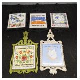 (5) Decorative Trivets #2