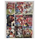 (13) Premium Select Chiefs Team Cards