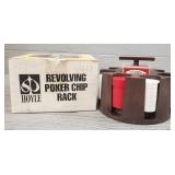 Hoyle Revolving Poker Chip Rack