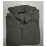 Mens 2XL Green Zip Up Jacket