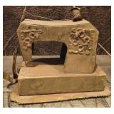 Vintage Copper Music Box Sewing Machine