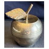 Vintage Brass Apple Bell