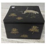 Vintage Japanese 3-Pc Lacquered Box