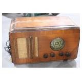 wooden radio
