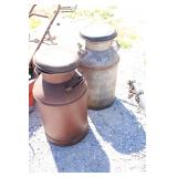 milk cans