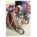 cutting torches mounted on backside