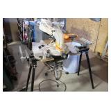 Ridgid miter saw with contractors stand