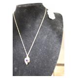 10k diamonds and amethyst