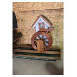 garden or yard water wheel