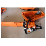 Stihl MS180C chainsaw, close up>