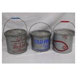 metal minnow buckets