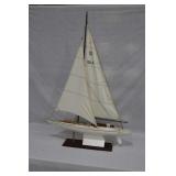 pond boat sailboat >