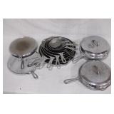 Griswold nickle plated cast iron, close ups >