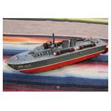 wind up tin PT boat