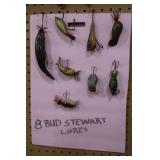 8 Bud Stewart lures sell as group