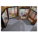 two cases of taveling bait displays