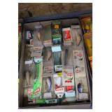box of 42 Heddon wood lures