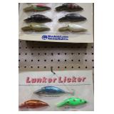 Lunker Licker salesman color boards sample