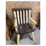 Amish made Walnut & Cedar Chair;