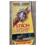 Stroh Light Illuminated sign;