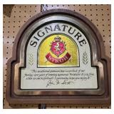 Vintage Signature Stroh Beer sign;