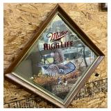 Miller High Life Beer Mirror;