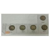 Silver Half Dollar Eagle Coins;