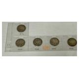 2-1935, 1-1937, 1--1939, 1-1943;