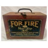  Antique Shur-Stop Metal Box>