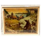 Vintage Wildlife Poster>