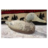 Canvasback Carved Duck Decoy;
